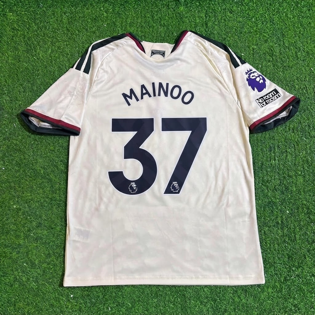 Kobbie Mainoo #37 Manchester United New Season 2027 Jersey Trikot Maillot Soccer Shirt