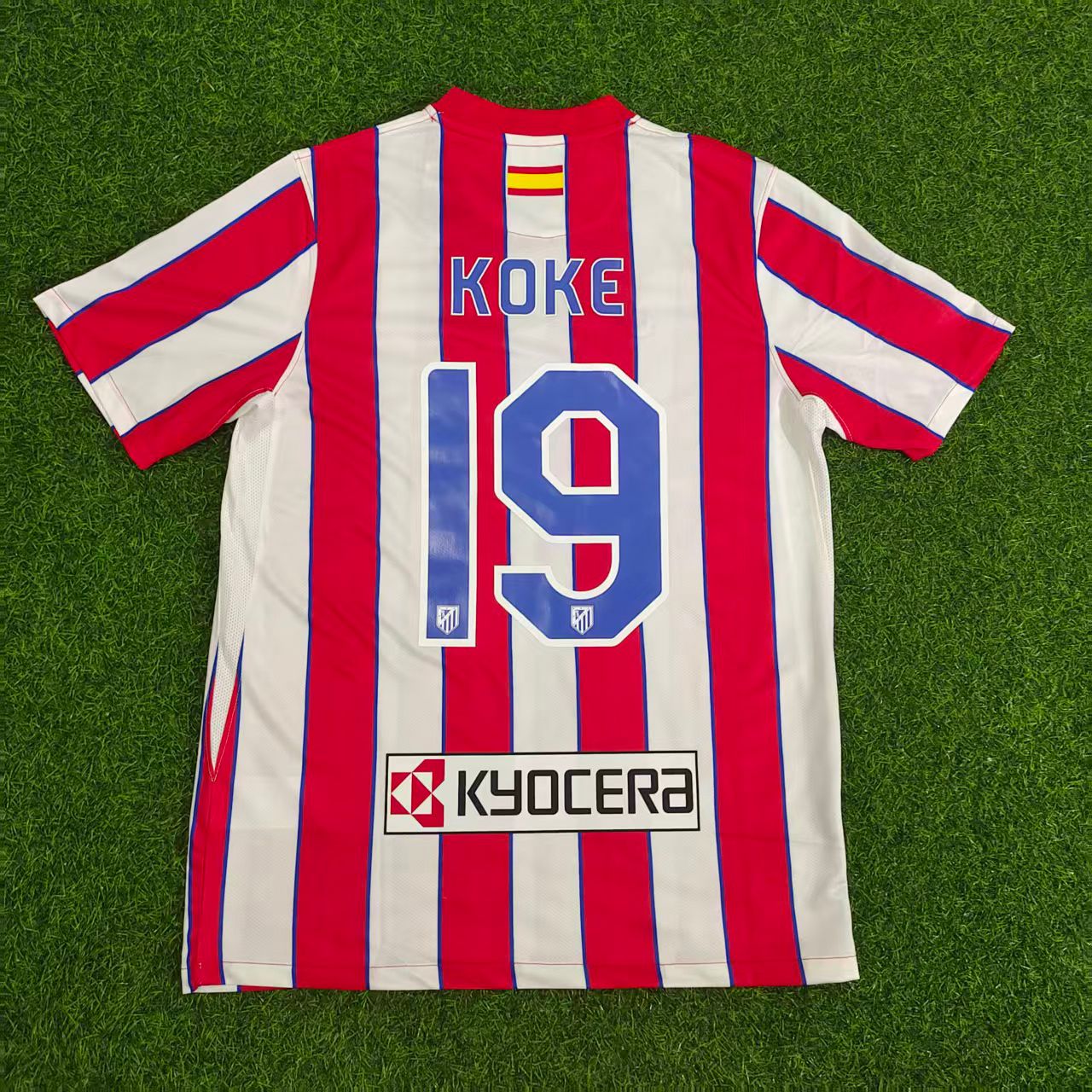 Koke Atletico Madrid 2011-12 Retro Football Jersey Kit