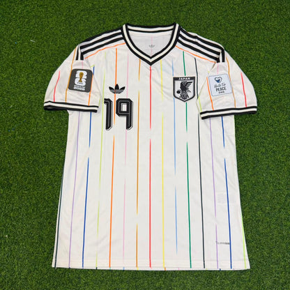 Koki Ogawa Japan 2026 World Cup Away White Football Jersey Trikot Maillot