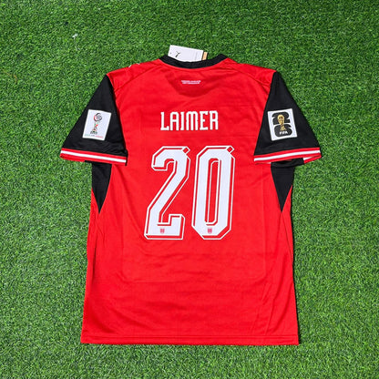 Konrad Laimer 20- Austria 2026 World Cup Kit Jersey Trikot Maillot