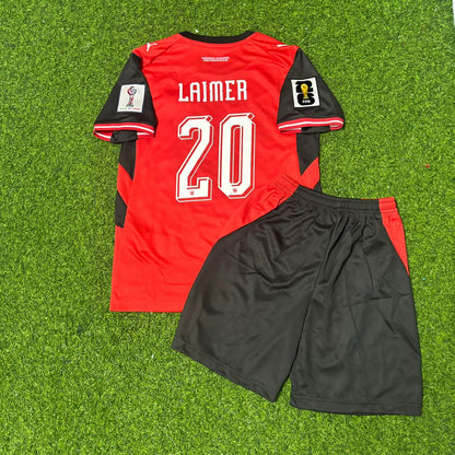 Konrad Laimer #20 Austria 2026 World Cup Kids Football Jersey