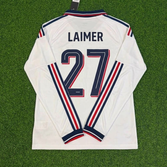 Konrad Laimer #27 Bayern Munchen 2027 Away Long Sleeve New season Trikot Soccer Shirt