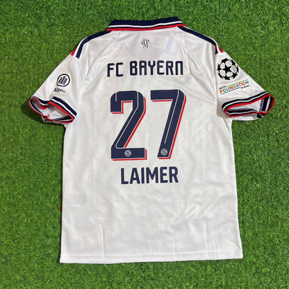 Konrad Laimer #27 Bayern Munich 2026/2027 New Season Away New Season Football Jersey Kit