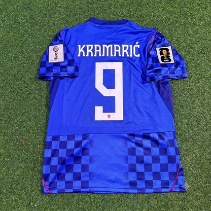 Andrej Kramaric Croatia 2026 World Cup Away Blue Football Jersey