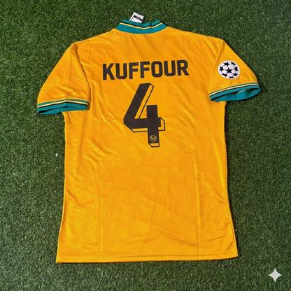 Samuel Kuffour Bayern Munich Maillot de football rétro jaune