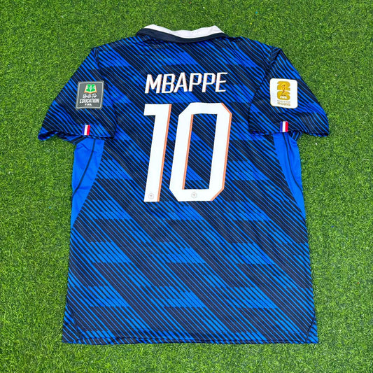 Kylian Mbappé #10 France Home 2026 World Cup Blue Football Jersey