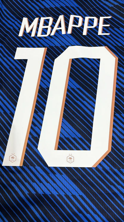 Kylian Mbappé #10 France Home 2026 World Cup Blue Football Jersey
