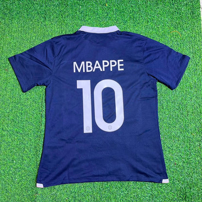 Kylian Mbappe #10 France Retro Football Jersey Trikot Maillot