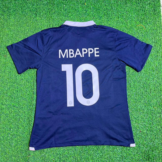 Kylian Mbappe #10 France Retro Football Jersey Trikot Maillot
