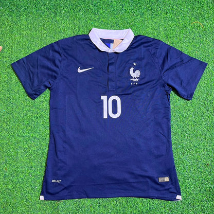 Kylian Mbappe #10 France Retro Football Jersey Trikot Maillot