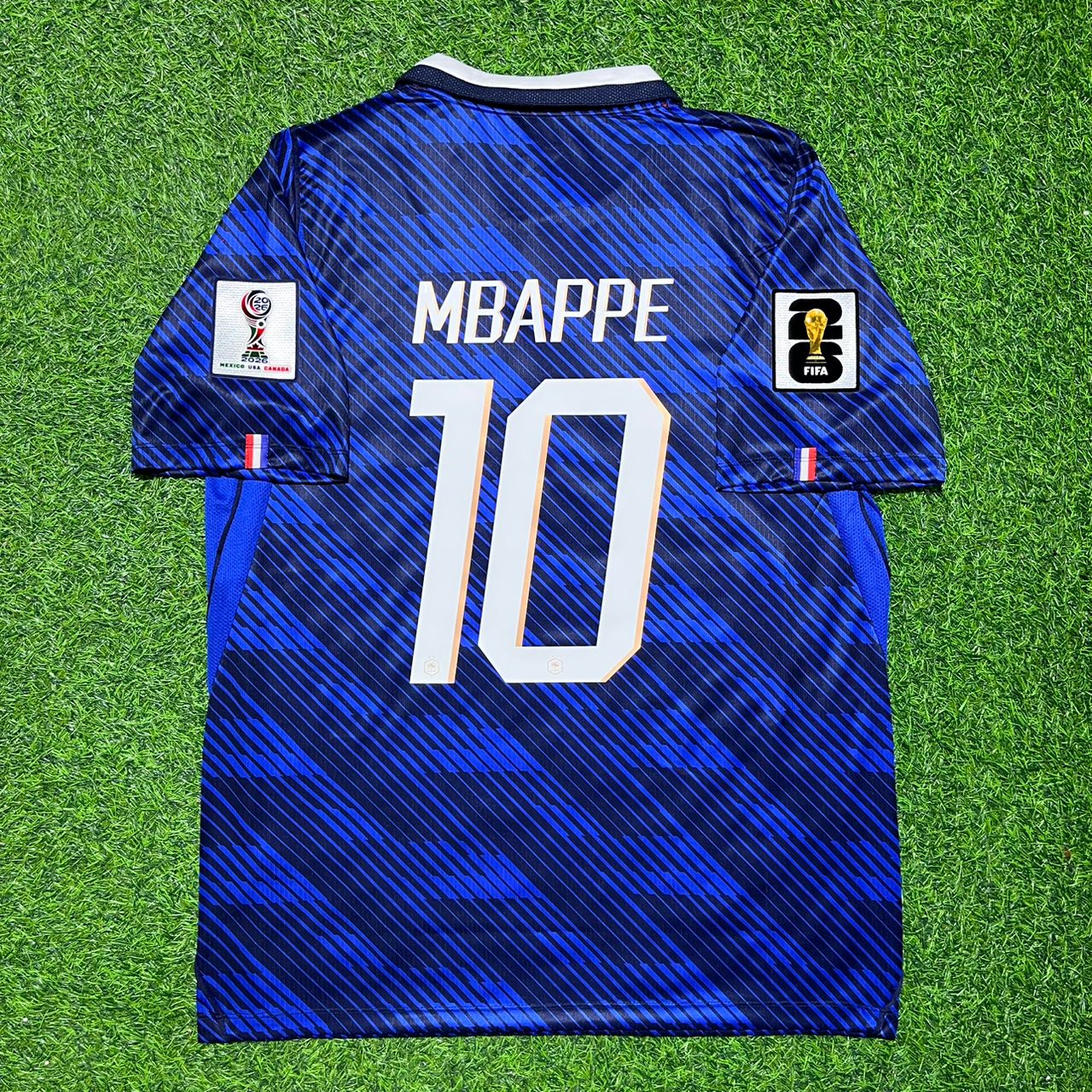 Kylian Mbappé #10 France Home 2026 World Cup Blue Football Jersey
