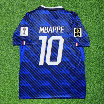 Kylian Mbappé #10 France Home 2026 World Cup Blue Football Jersey