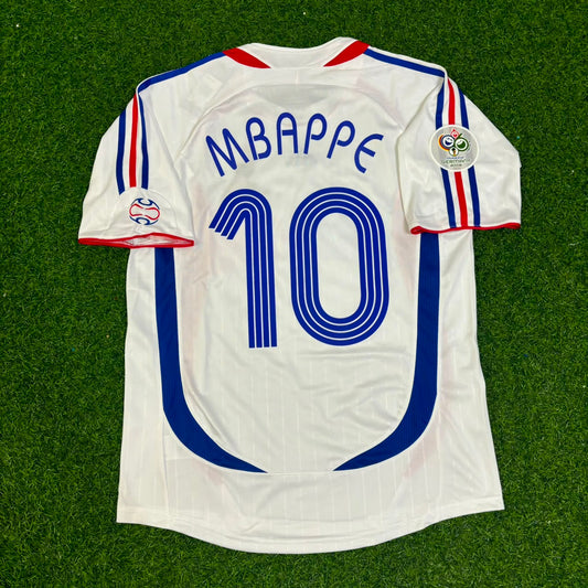 Kylian Mbappe France Commemorative White Retro Kit – | Trikot | Maillot