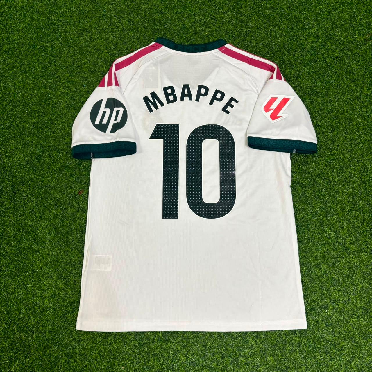 Kylian Mbappe White Jersey Maillot Trikot Soccer Shirt