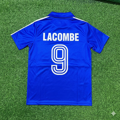 Bernard Lacombe  France 1982 World Cup Retro Football Jersey Retro Trikot