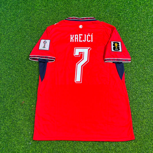 Maillot de football Ladislav Krejčí #7 République tchèque Tchéquie Coupe du monde 2026