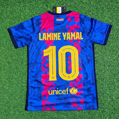 Lamine Yamal #10 Barcelona Third Retro Jersey Trikot Soccer Shirt