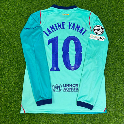 Lamine Yamal #10 Barcelona New Season Long Sleeve Jersey Trikot Maillot Soccer Shirt