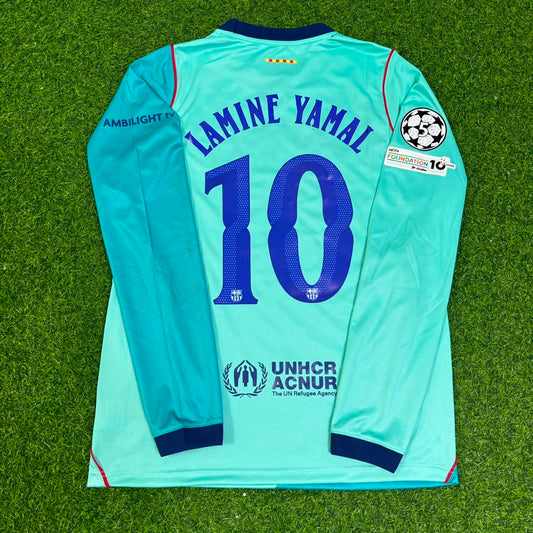Lamine Yamal #10 Barcelona New Season Long Sleeve Jersey Trikot Maillot Soccer Shirt