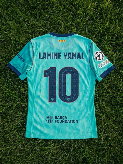 Lamine Yamal #10 Barcelona 2026/2027 New Season Third Champions League Patch Football Jersey Trikot Maillot