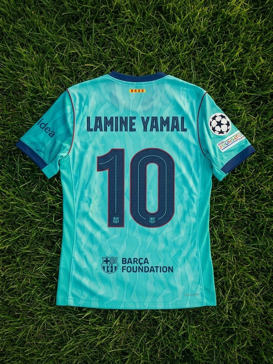 Lamine Yamal #10 Barcelona 2026/2027 New Season Third Champions League Patch Football Jersey Trikot Maillot