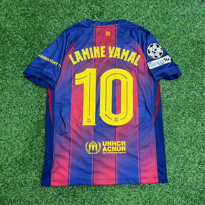 Lamine Yamal Barcelona  Home Number 10 Home New Season 2026 Jersey Trikot Maillot Soccer Shirt