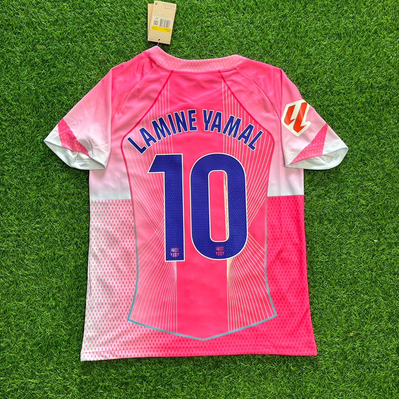 Lamine Yamal Barcelona Home Number 10 Pink New Season 2026 Jersey Trikot Maillot Soccer Shirt