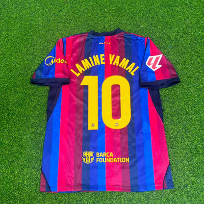 Lamine Yamal #10 Barcelone Nouvelle Saison Jersey Trikot Maillot Maillot de Football