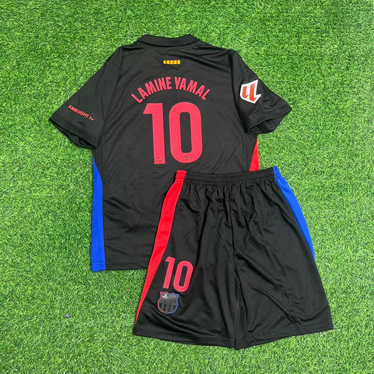 Lamine Yamal #10 Barcelona Black New Season Football Jersey