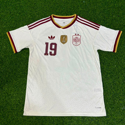 Lamine Yamal #19 Spain Two Star 2026 World Cup Champions Away Jersey Trikot Maillot