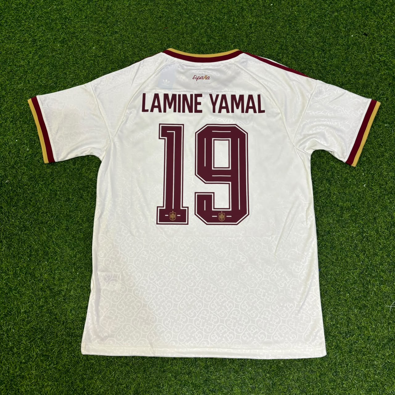 Lamine Yamal #19 Spain Two Star 2026 World Cup Champions Away Jersey Trikot Maillot
