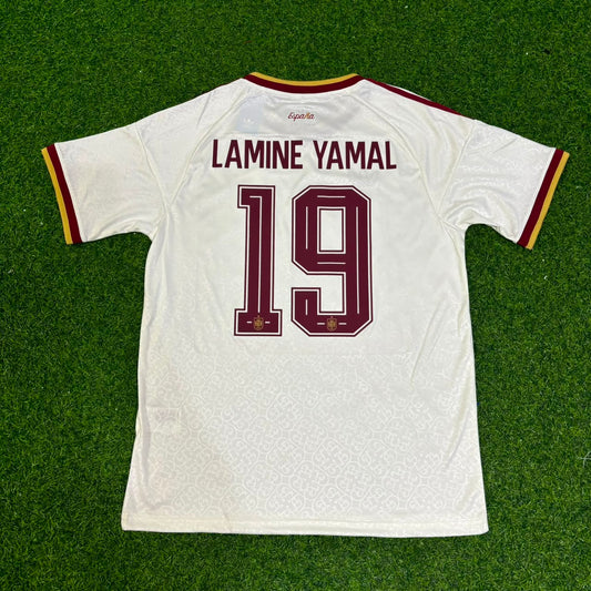 Lamine Yamal #19 Spain Two Star 2026 World Cup Champions Away Jersey Trikot Maillot