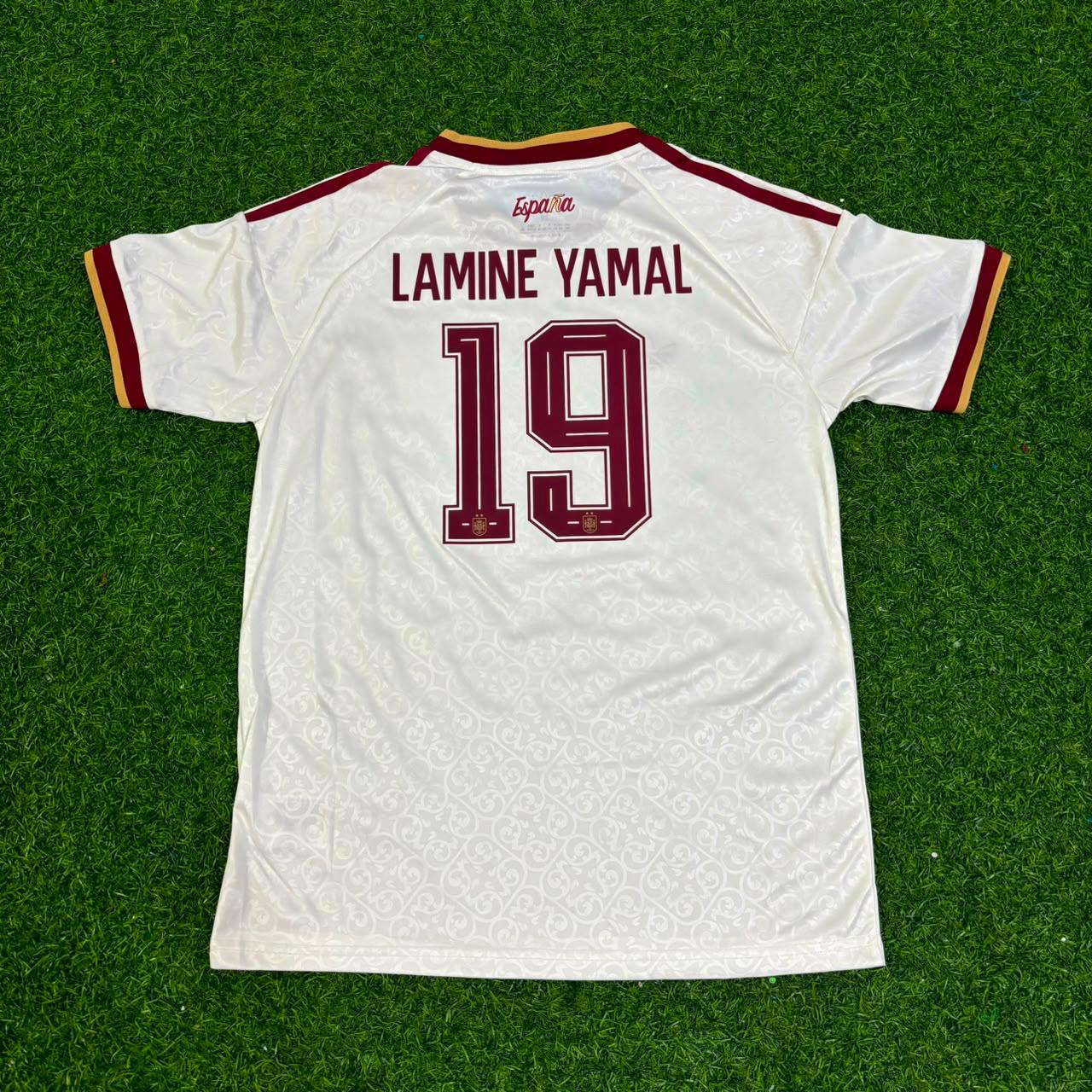 Lamine Yamal #19 Spain Two Star 2026 World Cup Champions Kids Away Jersey Trikot Maillot