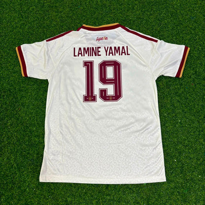 Lamine Yamal #19 Spain Two Star 2026 World Cup Champions Kids Away Jersey Trikot Maillot