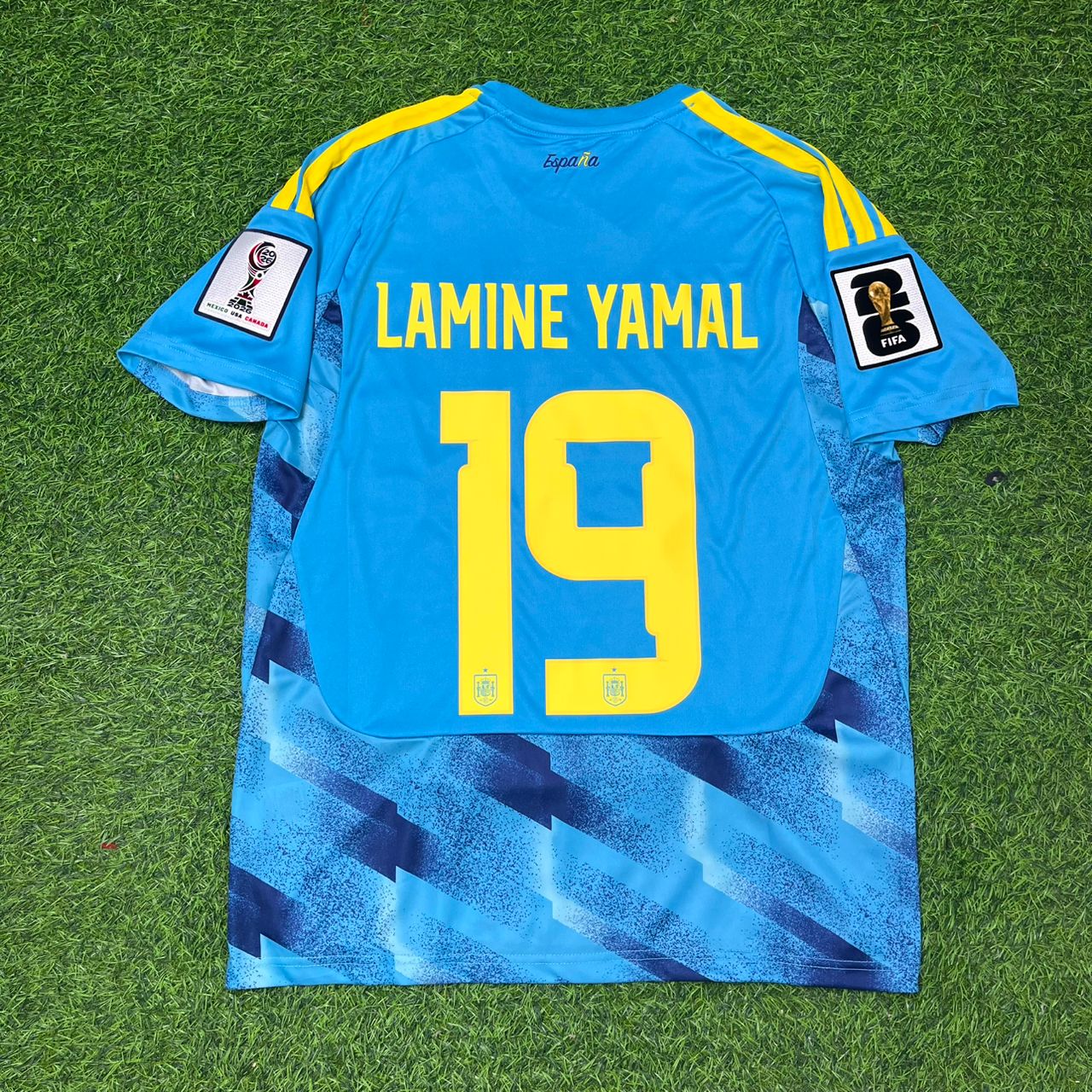 Lamine Yamal Spain 2026 World Cup Blue Special Football Jersey