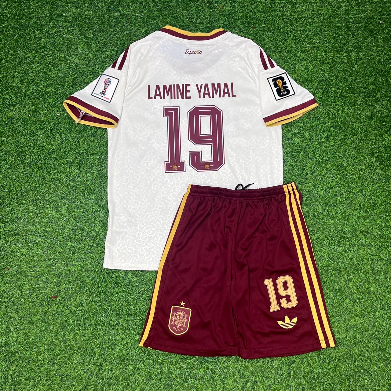 Lamine Yamal Spain 2026 World Cup Kids Football Jersey