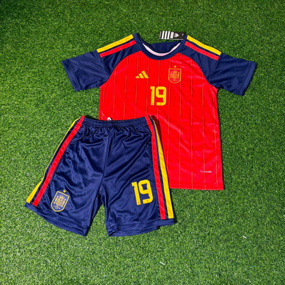 Lamine Yamal Spain 2026 World Cup Kids Football Jersey