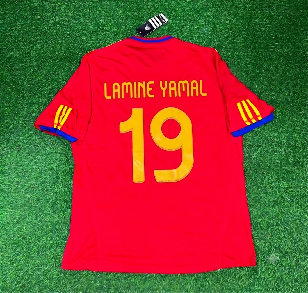 Lamine Yamal – Spain Commemorative Retro Kit Jersey – | Trikot | Maillot Soccer Shirt