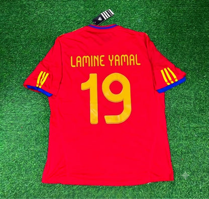Lamine Yamal – Spain Commemorative Retro Kit Jersey – | Trikot | Maillot Soccer Shirt
