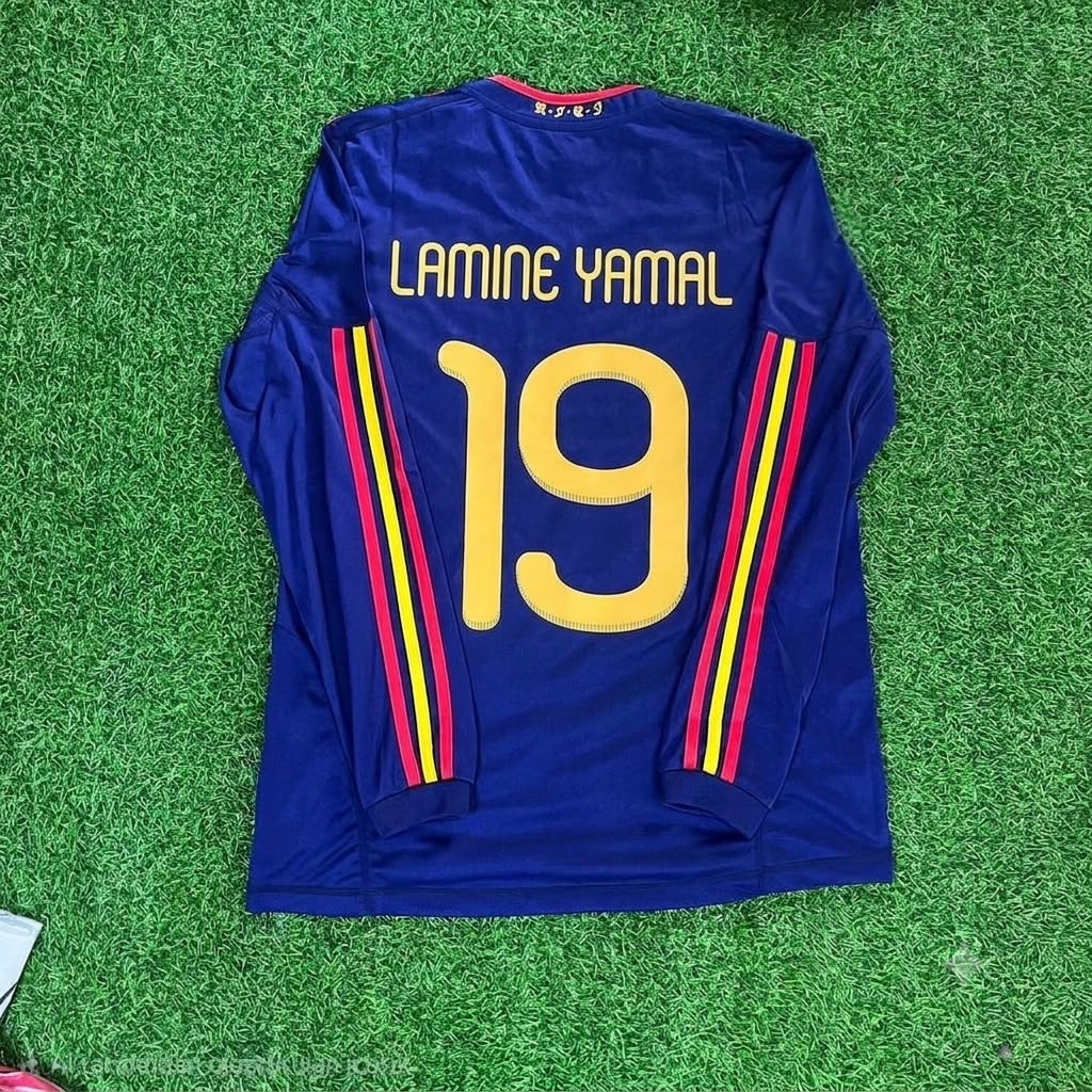 Lamine Yamal - Spain Commemorative Retro Jersey Trikot