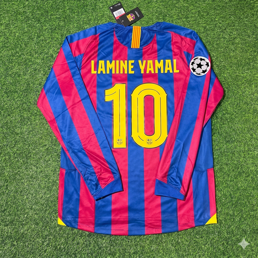 Lamine Yamal Barcelona Retro Football Jersey