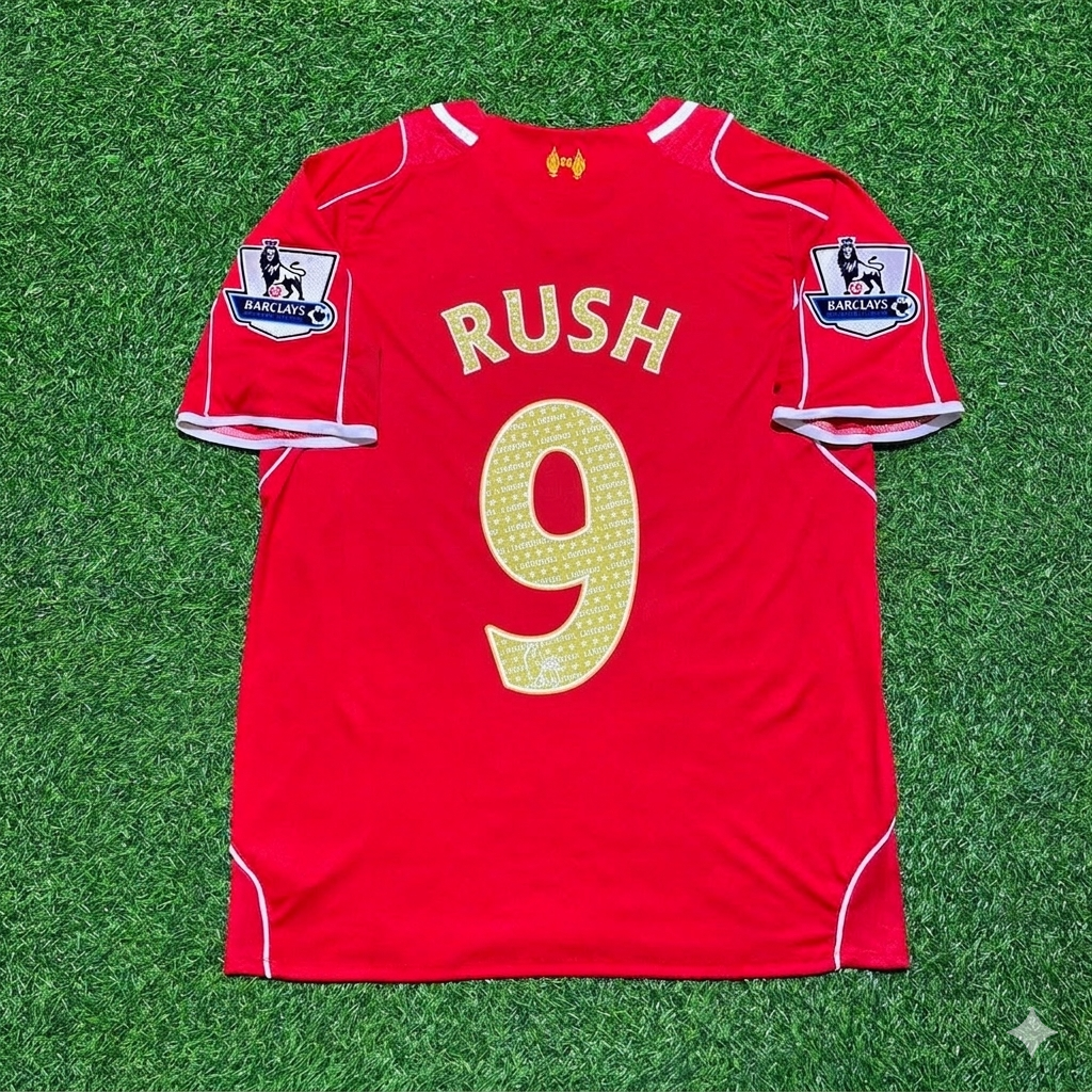 lan Rush #9 Liverpool Special Retro Jersey