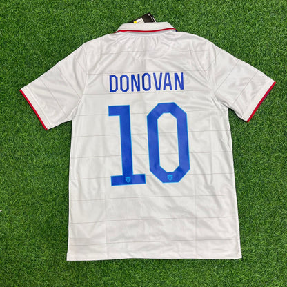 Landon Donovan USA 2014 World Cup White Football Jersey Kit