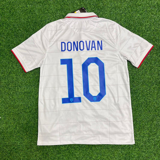 Landon Donovan USA 2014 World Cup White Football Jersey Kit