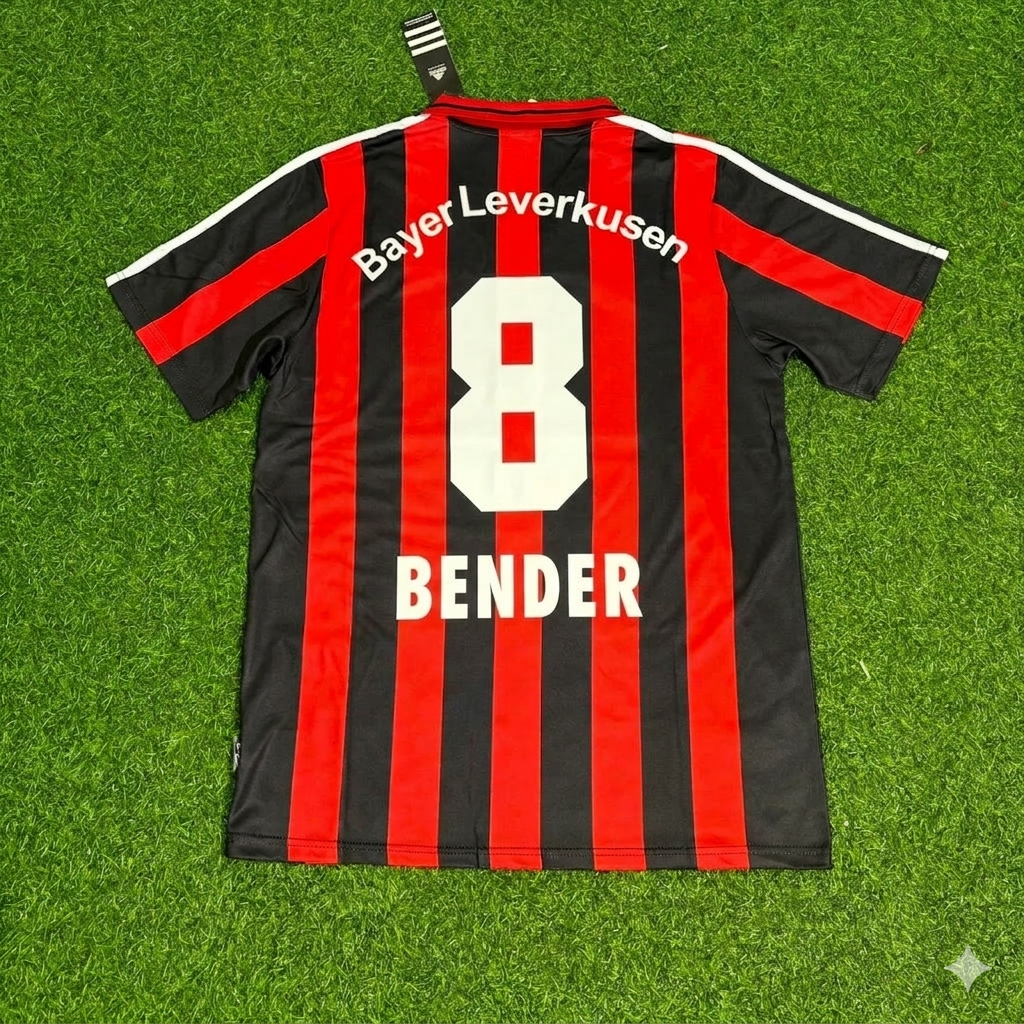 Lars Bender Bayer Leverkusen Heim Retro Fußballtrikot
