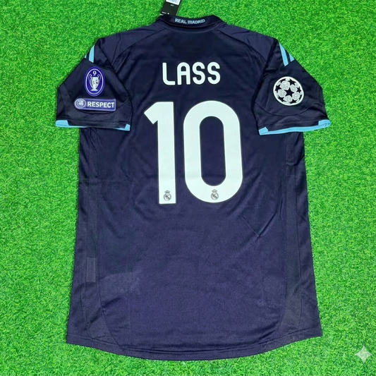 Lassana Diarra 10- Real Madrid 2009/2010 Away Retro Football Jersey Kit