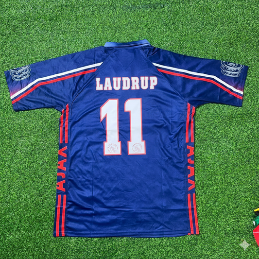 Michael Laudrup Ajax 1997–1998 Retro Football Jersey Kit