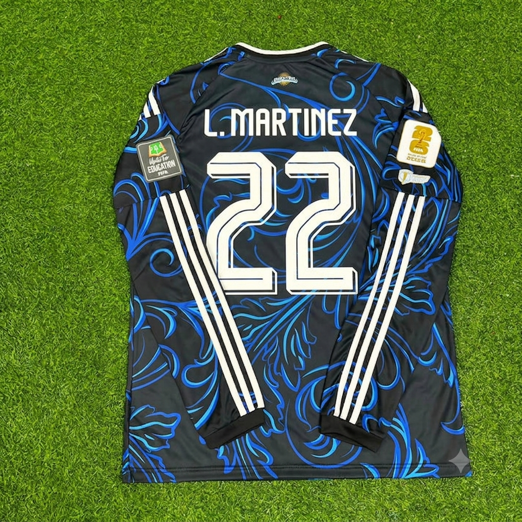Lautaro Martinez Argentina 2026 World Cup Long Sleeve Football Jersey