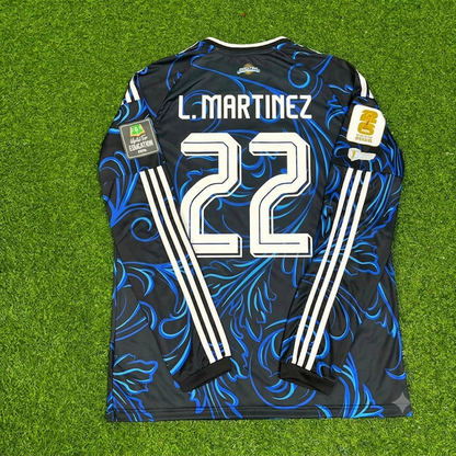 Lautaro Martinez Argentina 2026 World Cup Long Sleeve Football Jersey