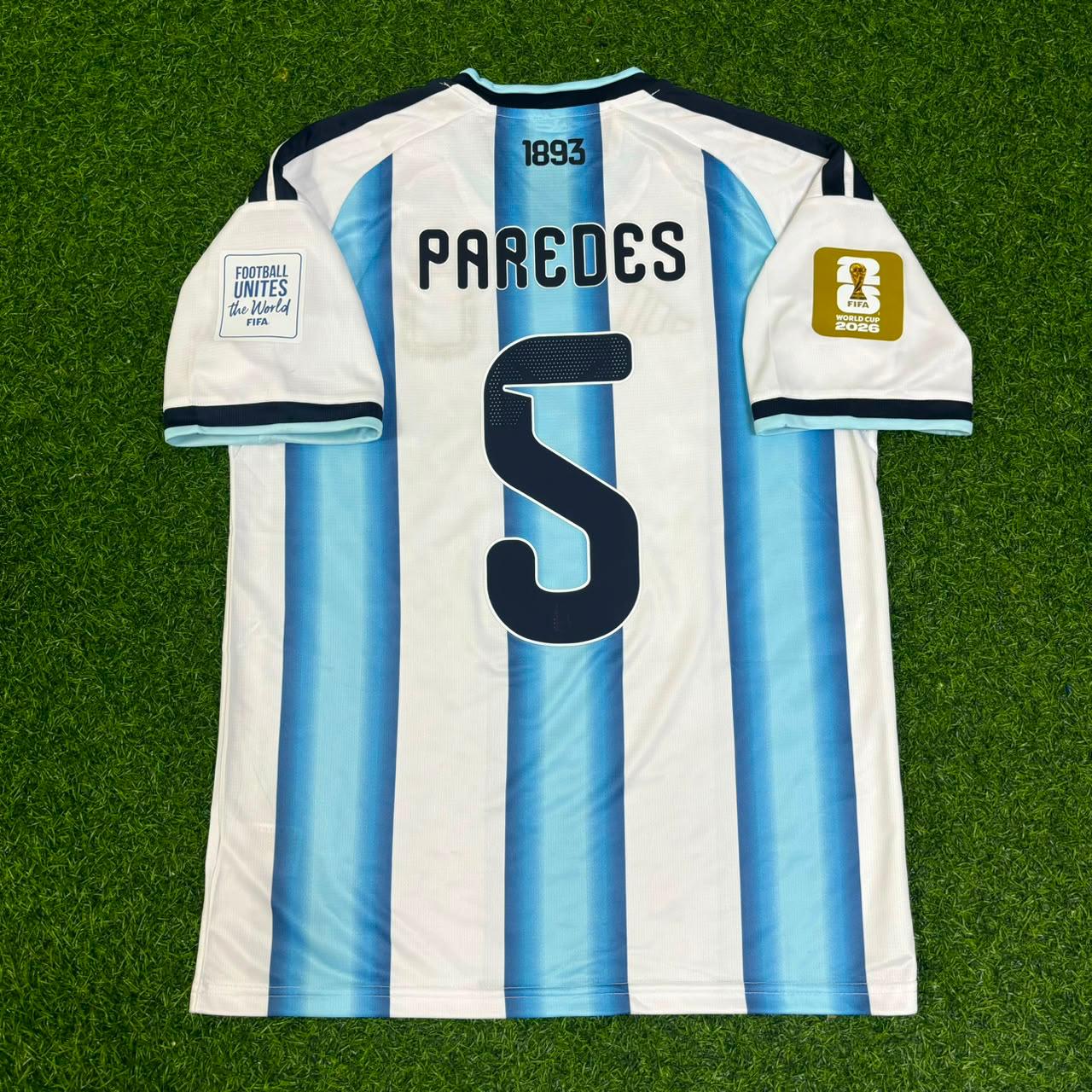 Maillot de football Leandro Paredes Argentine Coupe du Monde 2026